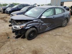 Salvage cars for sale at Woodhaven, MI auction: 2019 KIA Rio S