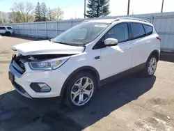 Salvage cars for sale from Copart Ham Lake, MN: 2019 Ford Escape Titanium