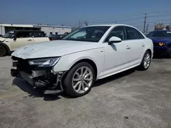 Salvage cars for sale at Sun Valley, CA auction: 2019 Audi A4 Premium Plus