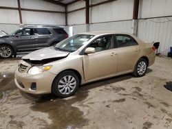 Salvage cars for sale from Copart Pennsburg, PA: 2013 Toyota Corolla Base