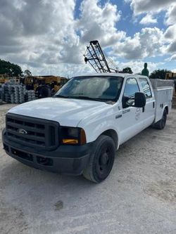 Salvage cars for sale from Copart West Palm Beach, FL: 2007 Ford F350 SRW Super Duty