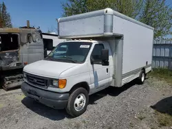 Salvage trucks for sale at Bowmanville, ON auction: 2006 Ford Econoline E450 Super Duty Cutaway Van
