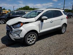 Salvage cars for sale at Hillsborough, NJ auction: 2018 Ford Ecosport SE