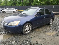 Salvage cars for sale from Copart Waldorf, MD: 2004 Honda Accord EX
