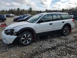 Vehiculos salvage en venta de Copart Candia, NH: 2007 Subaru Outback Outback 2.5I