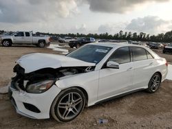 Salvage cars for sale at Houston, TX auction: 2015 Mercedes-Benz E 350