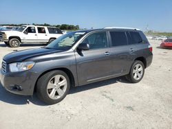 Salvage cars for sale at West Palm Beach, FL auction: 2008 Toyota Highlander Limited