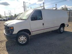 Salvage cars for sale from Copart Chalfont, PA: 2012 Ford Econoline E350 Super Duty Van