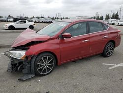 Salvage cars for sale at Rancho Cucamonga, CA auction: 2015 Nissan Sentra S