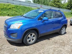 Salvage cars for sale from Copart Davison, MI: 2015 Chevrolet Trax 1LT