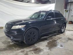 Salvage cars for sale at North Billerica, MA auction: 2005 Infiniti FX35