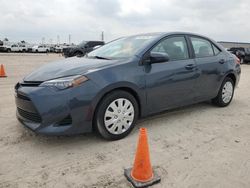 Salvage cars for sale from Copart Houston, TX: 2018 Toyota Corolla L