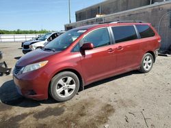 Salvage cars for sale at Fredericksburg, VA auction: 2012 Toyota Sienna LE