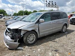 Salvage cars for sale from Copart Columbus, OH: 2013 Chrysler Town & Country Touring L