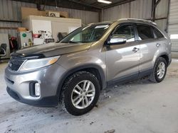 Salvage cars for sale from Copart Rogersville, MO: 2015 KIA Sorento LX