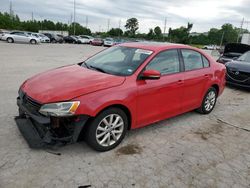 Salvage cars for sale at Cahokia Heights, IL auction: 2012 Volkswagen Jetta SE