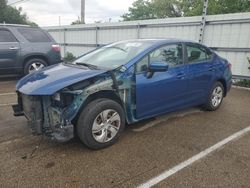Salvage cars for sale at Moraine, OH auction: 2015 Honda Civic LX