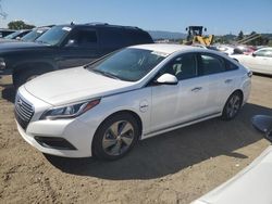 Salvage cars for sale from Copart San Martin, CA: 2017 Hyundai Sonata PLUG-IN Hybrid