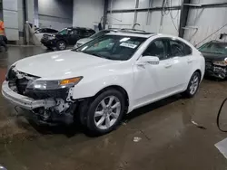 Salvage cars for sale at Ham Lake, MN auction: 2012 Acura TL