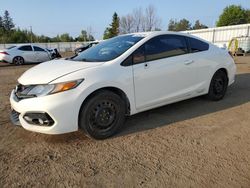 Salvage cars for sale from Copart Bowmanville, ON: 2015 Honda Civic SI