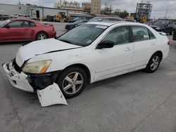 Salvage cars for sale at New Orleans, LA auction: 2005 Honda Accord EX