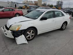 Honda salvage cars for sale: 2005 Honda Accord EX