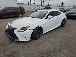 Salvage cars for sale at Van Nuys, CA auction: 2016 Lexus RC 350