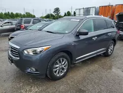 Salvage cars for sale from Copart Bridgeton, MO: 2014 Infiniti QX60