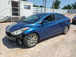 Salvage cars for sale at Oklahoma City, OK auction: 2014 Hyundai Elantra SE