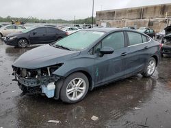 Carros salvage a la venta en subasta: 2017 Chevrolet Cruze LT