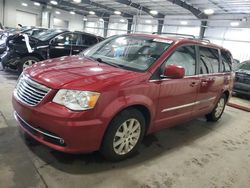 Salvage cars for sale at Ham Lake, MN auction: 2016 Chrysler Town & Country Touring