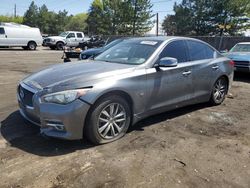 Salvage cars for sale at Denver, CO auction: 2014 Infiniti Q50 Base