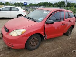 Toyota Vehiculos salvage en venta: 2004 Toyota Corolla Matrix XR