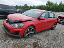 Salvage cars for sale at Memphis, TN auction: 2016 Volkswagen GTI S/SE