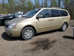 Salvage cars for sale from Copart Bowmanville, ON: 2011 KIA Sedona LX