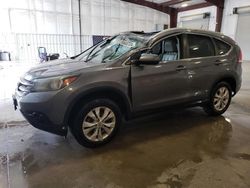 Salvage cars for sale at Avon, MN auction: 2014 Honda CR-V EXL