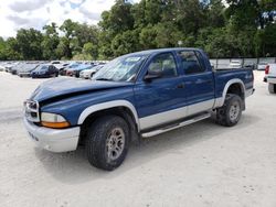 Dodge salvage cars for sale: 2003 Dodge Dakota Quad SLT