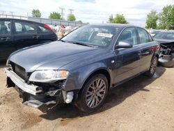 Salvage cars for sale from Copart Elgin, IL: 2008 Audi A4 2.0T Quattro