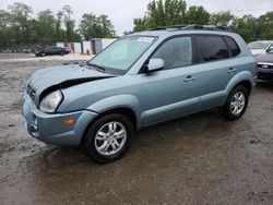 Salvage cars for sale from Copart Baltimore, MD: 2006 Hyundai Tucson GLS