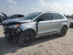 Salvage cars for sale at Houston, TX auction: 2022 Ford Edge SE