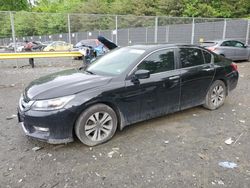 Salvage cars for sale from Copart Waldorf, MD: 2014 Honda Accord LX