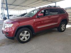 Salvage cars for sale at Anthony, TX auction: 2012 Jeep Grand Cherokee Laredo