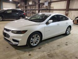 Carros salvage sin ofertas aún a la venta en subasta: 2017 Chevrolet Malibu LT