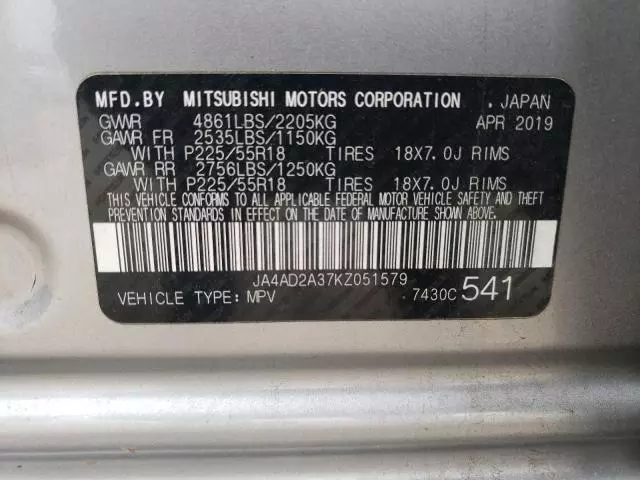2019 Mitsubishi Outlander ES