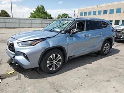 Carros híbridos a la venta en subasta: 2022 Toyota Highlander Hybrid XLE