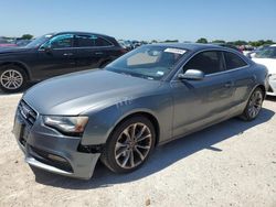 Salvage cars for sale at San Antonio, TX auction: 2013 Audi A5 Premium