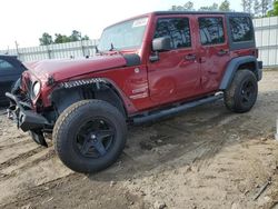 Salvage cars for sale from Copart Harleyville, SC: 2013 Jeep Wrangler Unlimited Sport