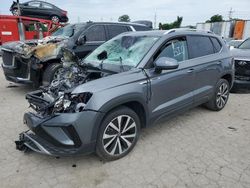 Salvage cars for sale at Bridgeton, MO auction: 2024 Volkswagen Taos SE