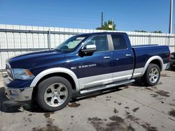 Salvage trucks for sale at Littleton, CO auction: 2012 Dodge RAM 1500 Laramie