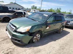 Salvage cars for sale at Pekin, IL auction: 2010 Subaru Outback 2.5I Limited